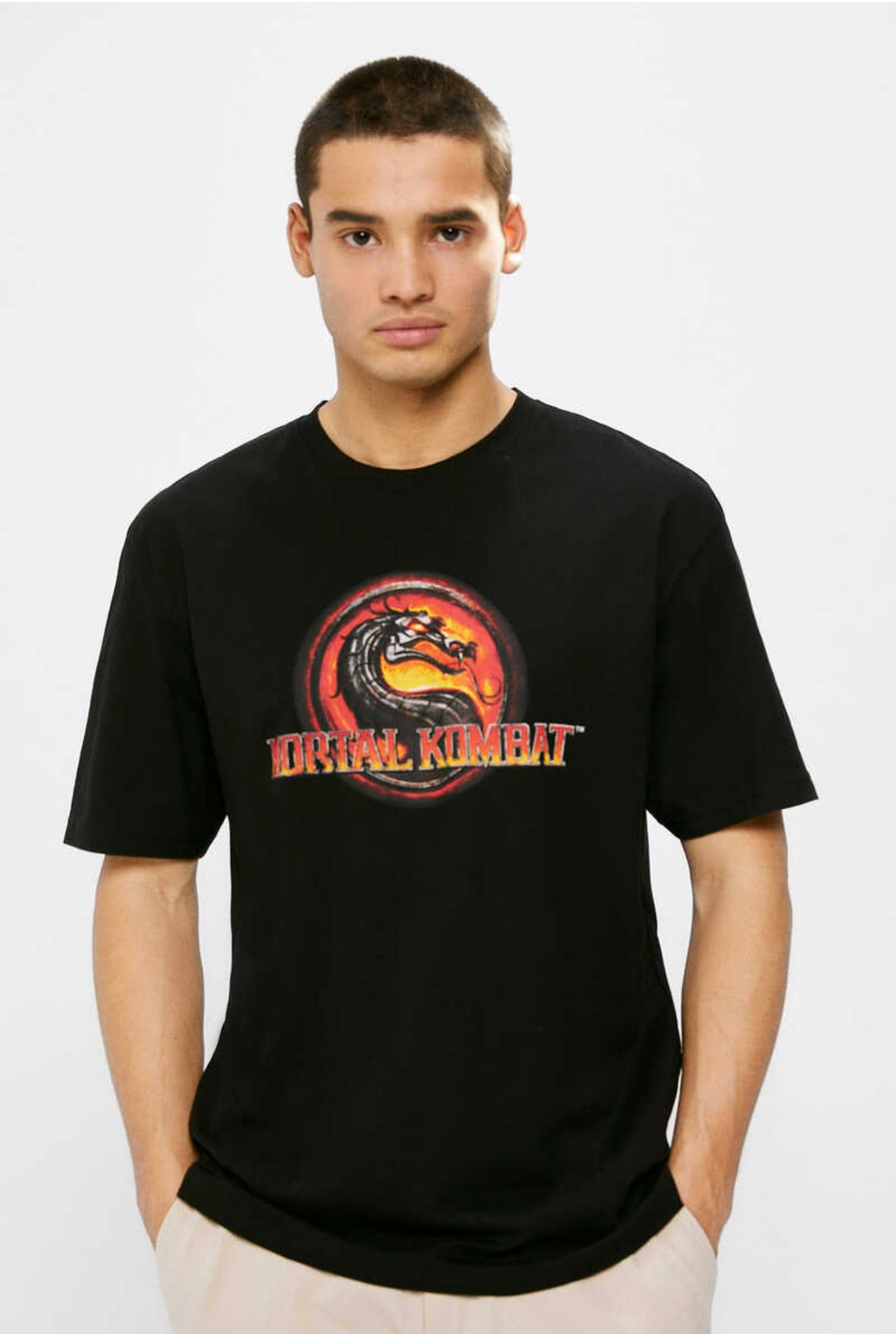 Springfield Mortal Kombat T-shirt in black