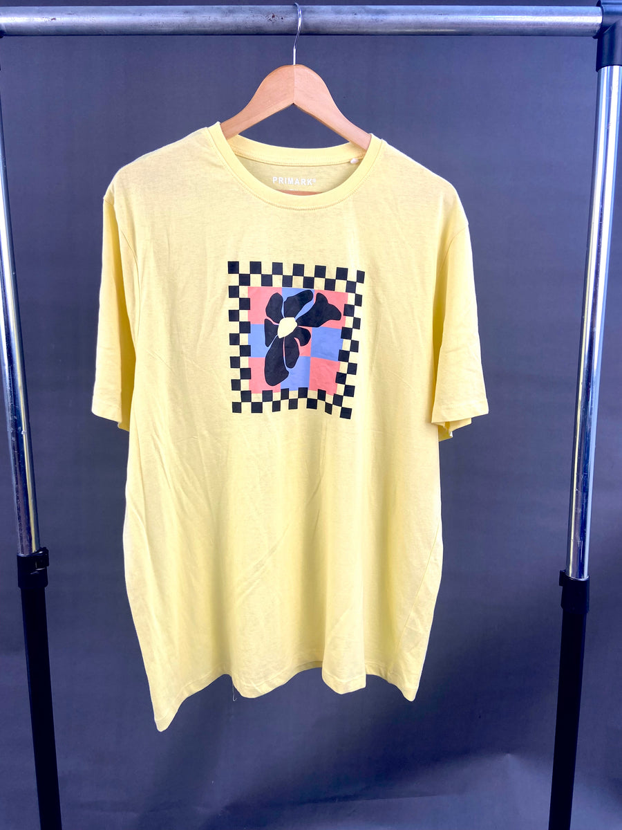 Primark Flower Print T shirt In Yellow Garmisland primark-flower-print-t-shirt-in-yellow-garmisland