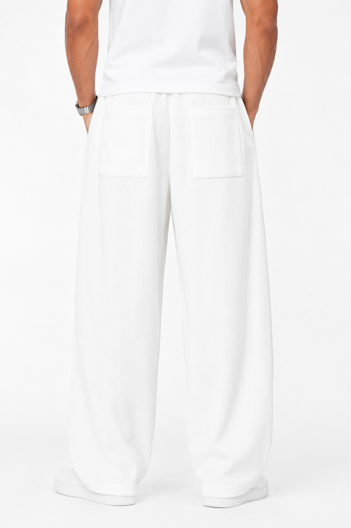 2morrow Belt Detail Pants in White