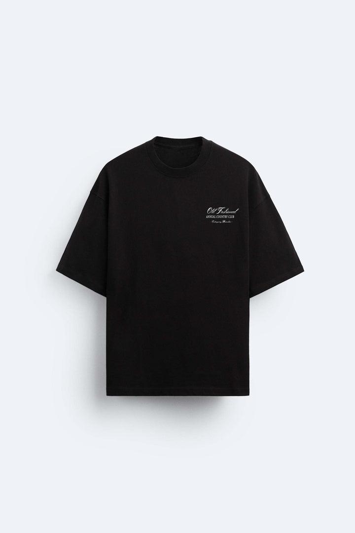 Garm Island Maison De Vetements Old Fashion Premium T-shirt in Black