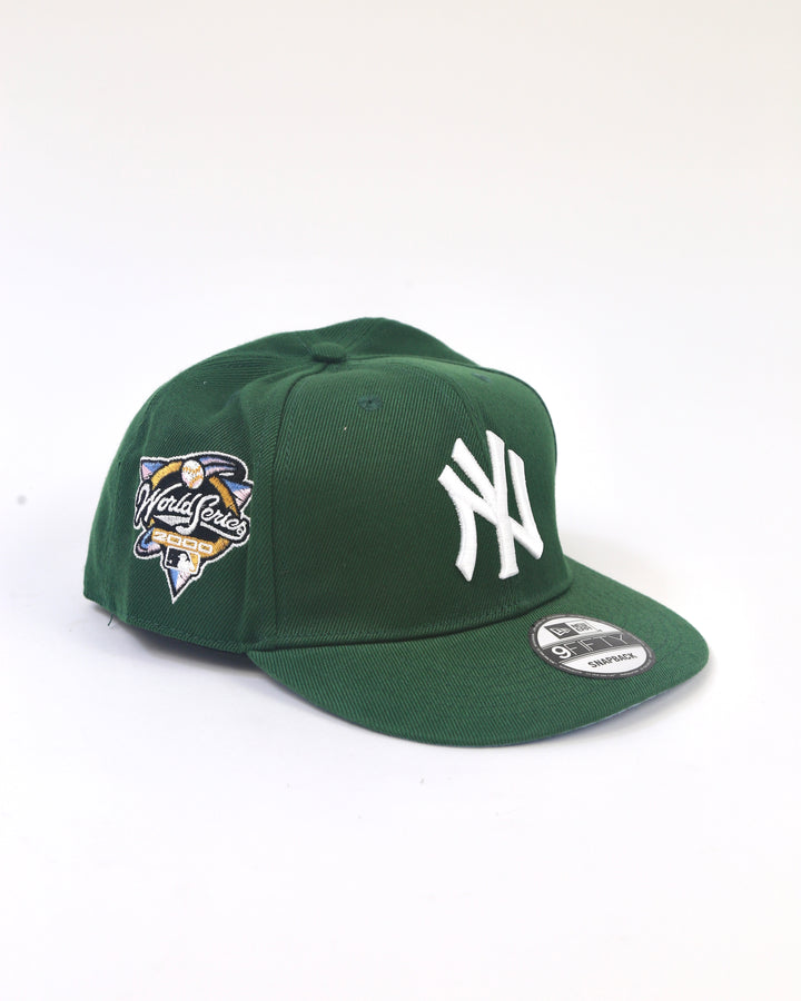 New York World Series Snapback in green