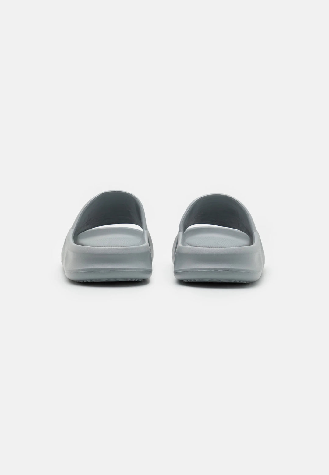 Jack & Jones Moulded Slides in Light Grey