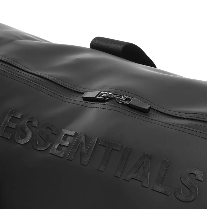 Essentials jumbo duffel bag in black