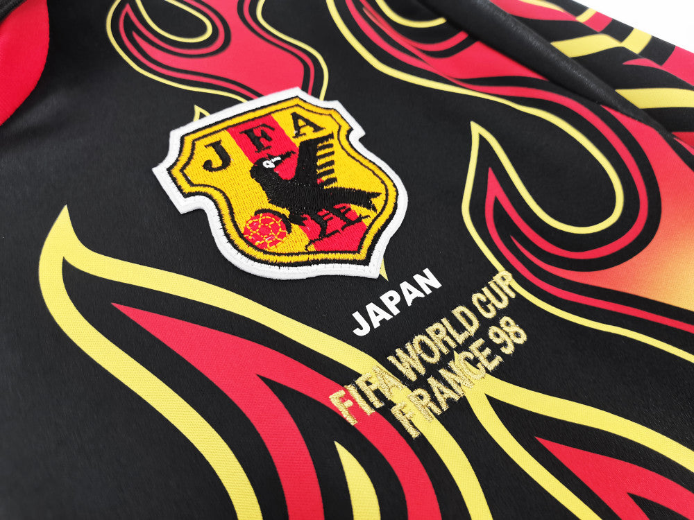 1998 Japan Red Flame Goalkeeper Longsleeve Retro Jersey/1998