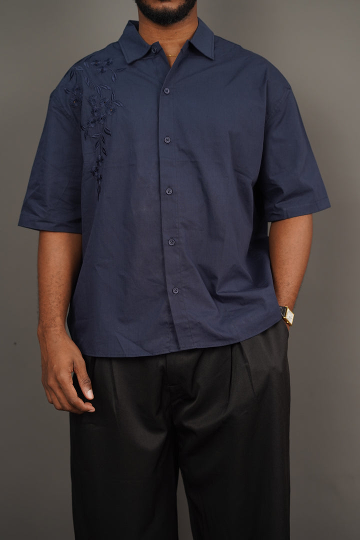 2512 Detail Shirt in blue