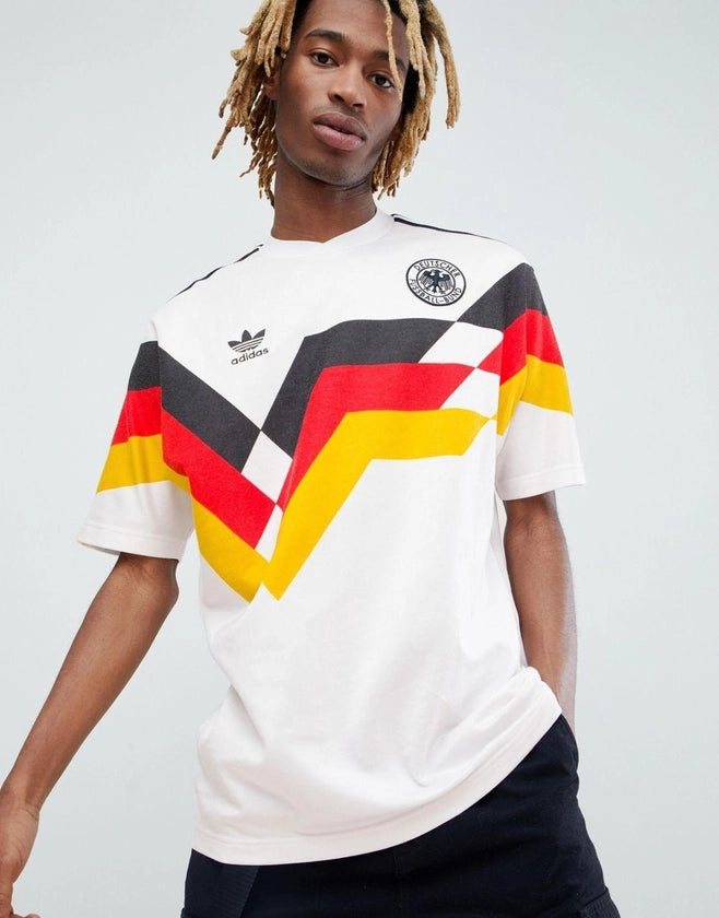 Germany 1990 Retro Jersey Tshirt in white