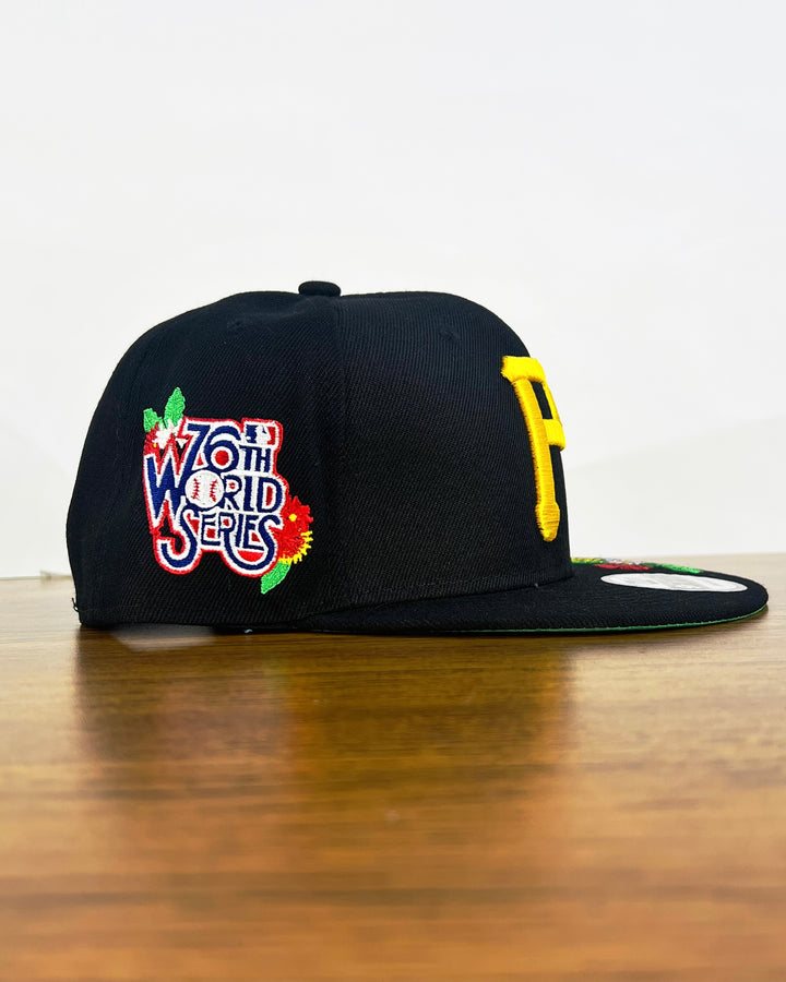 Pittsburgh Embroidered New Era Snapback in black