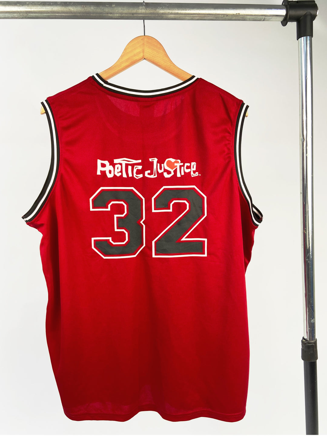 Poetic Justice sleeveless retro t-shirt in red