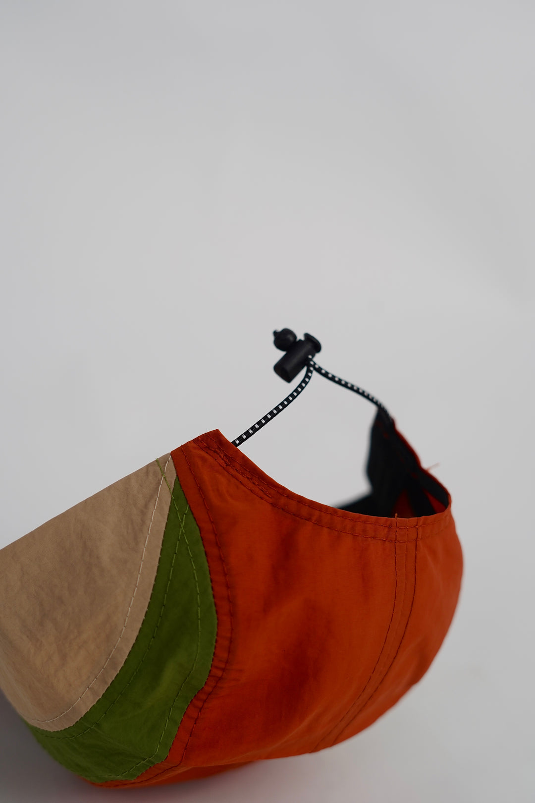 Dudie Block Adjustable Cap in Orange