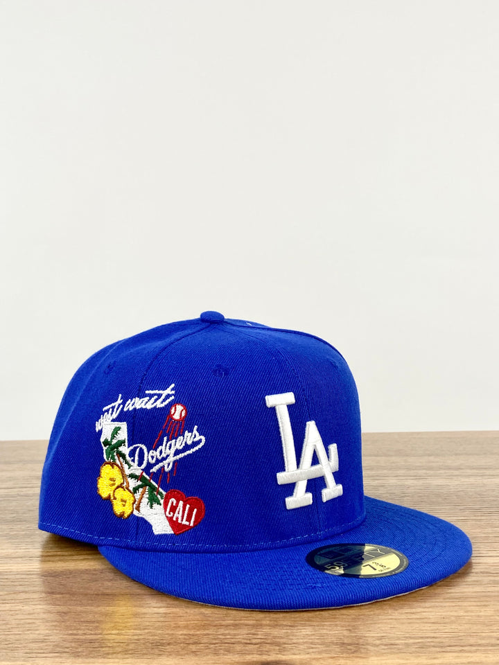 Los Angeles Dodgers New Era Fitted SnapBack in royal blue