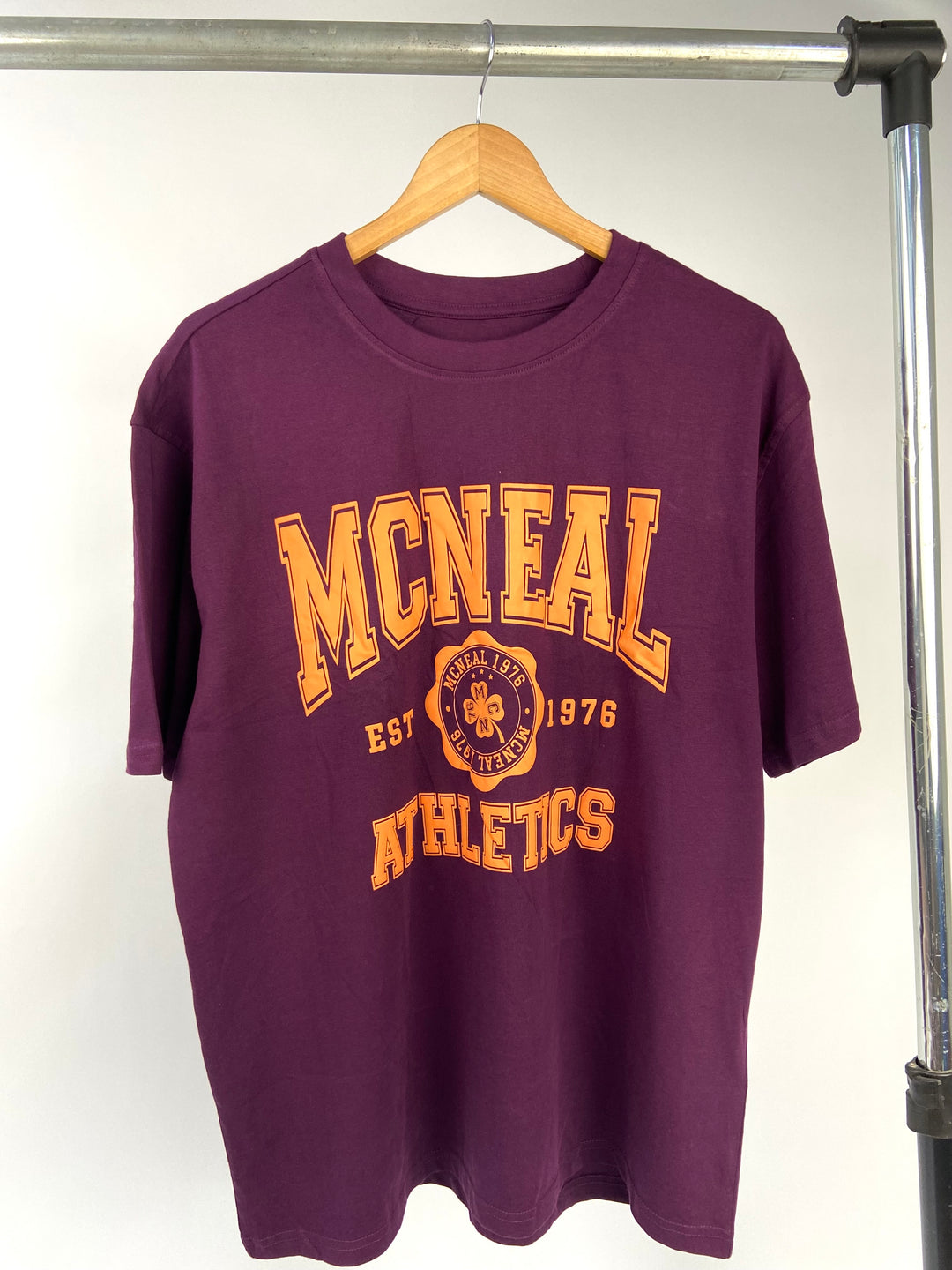 McNeal varsity t-shirt in purple