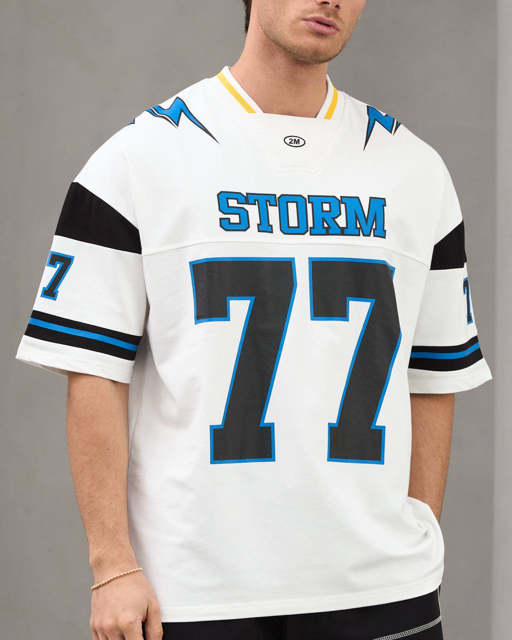 2morrow Storm Jersey T-shirt in white