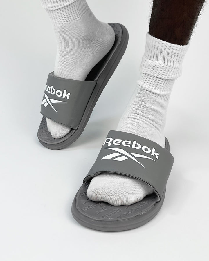 Reebok Dual Density Slides in Grey