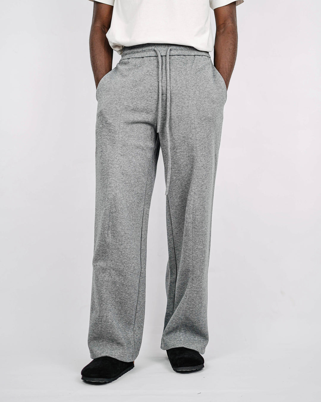 Nuclear fussion Drawstring Sweat Pants in Grey