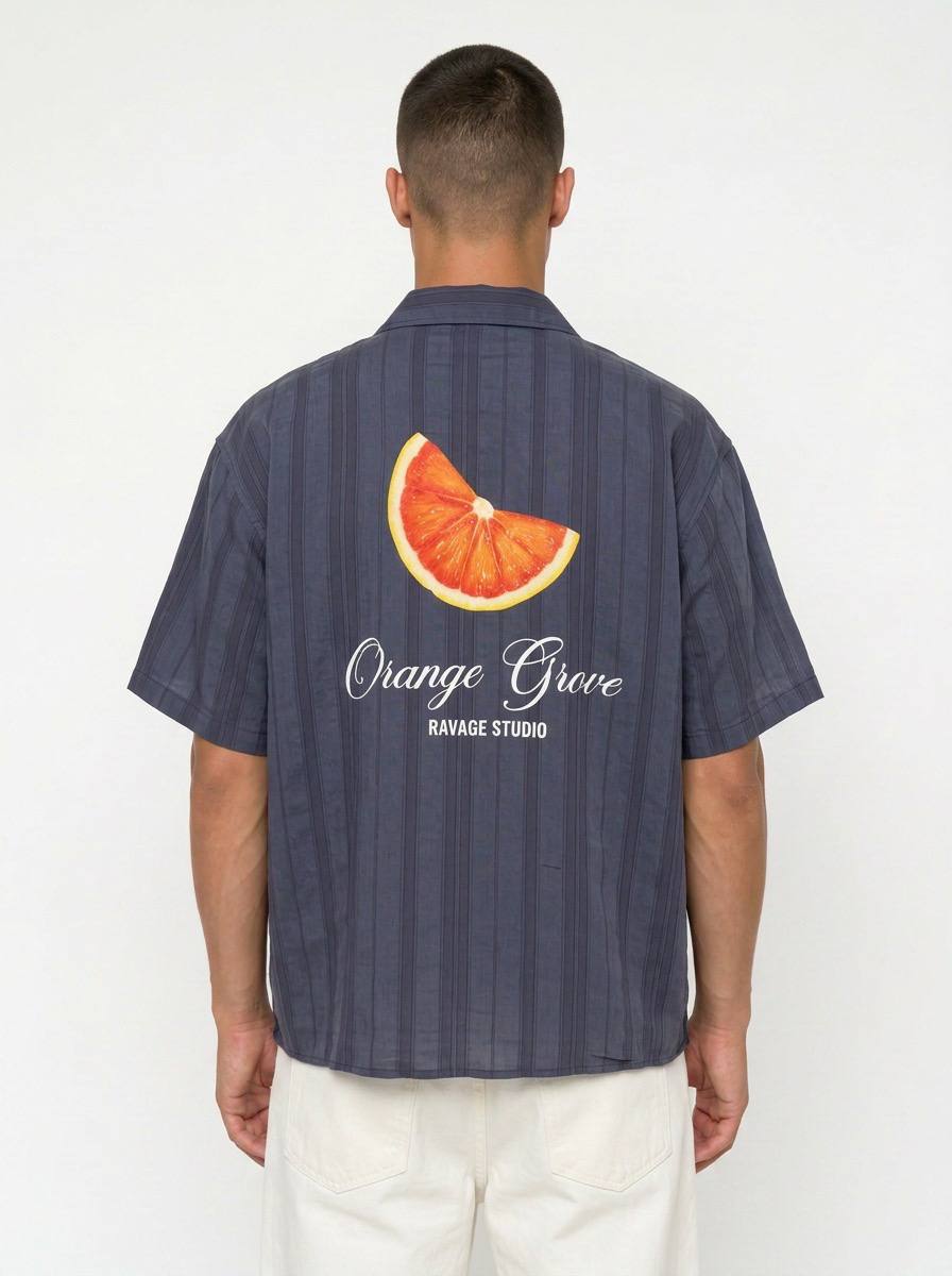 Essence of Life Ravage Studios Striped Shirt