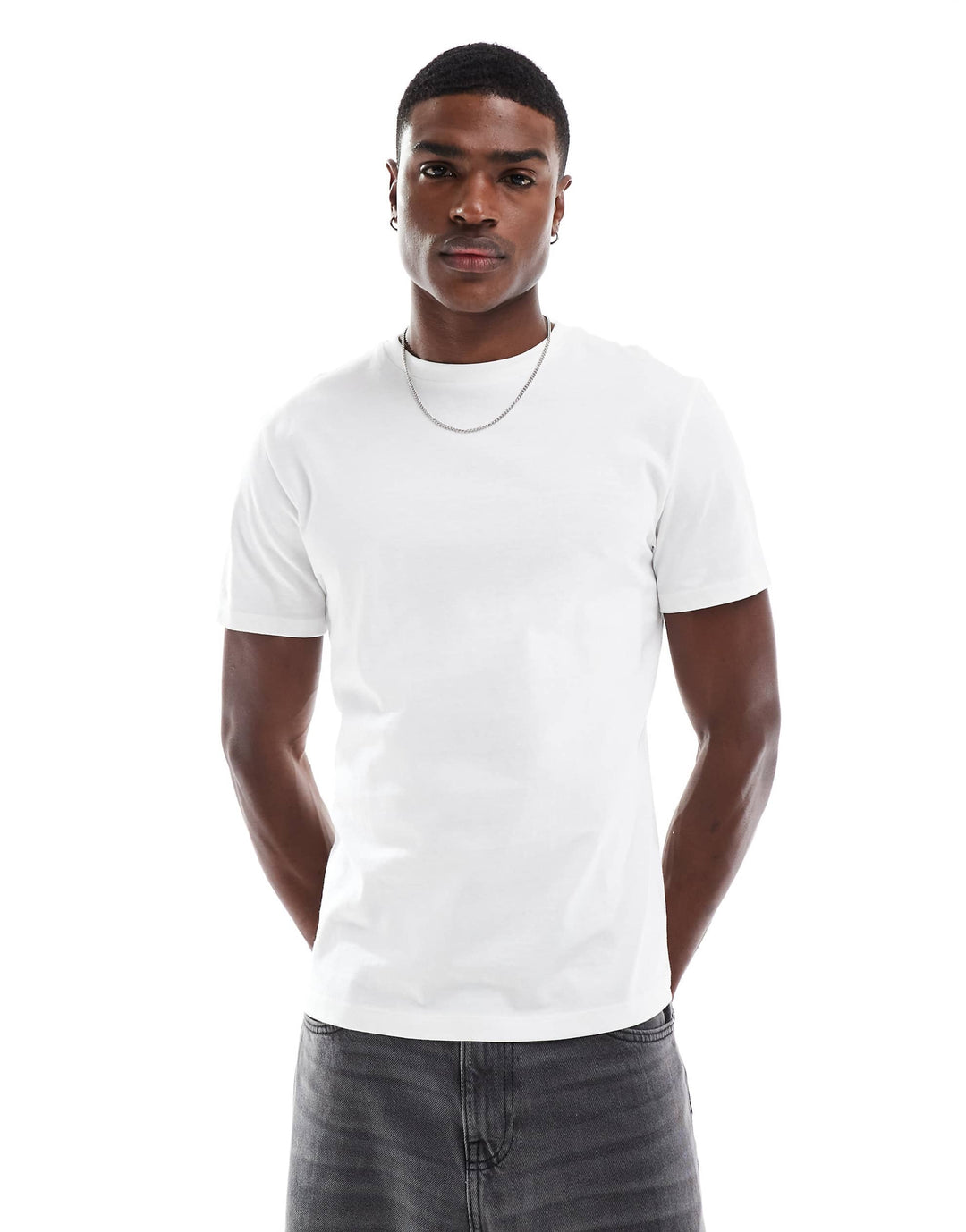 Garm Island Premium Plain T-shirt in white