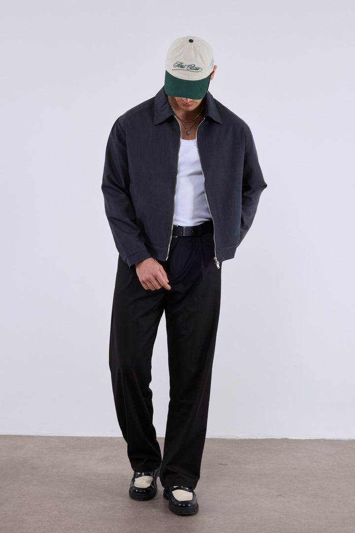 2512 Zip Along Jacket in Grey