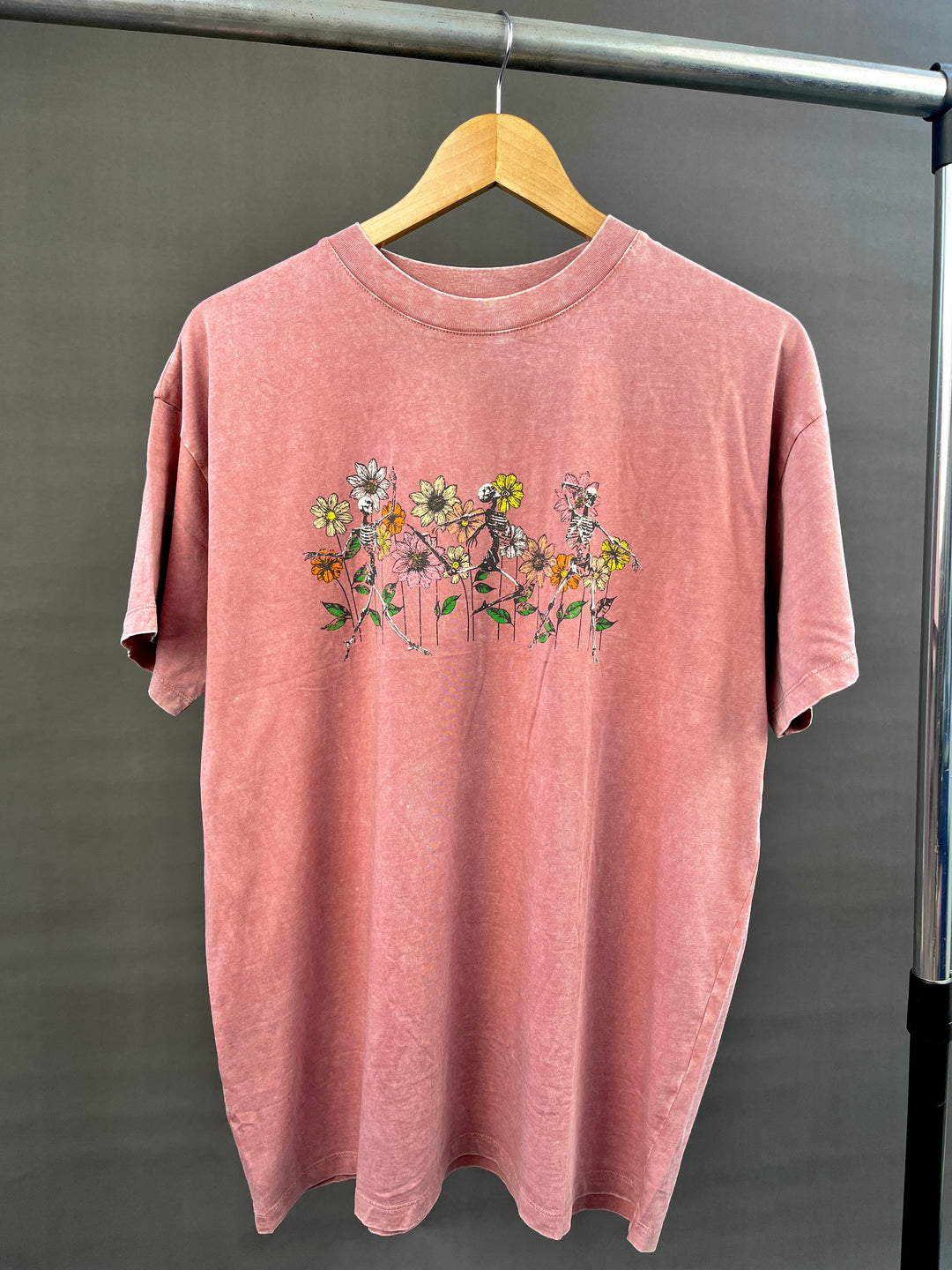 Cotton On garden t-shirt in pink