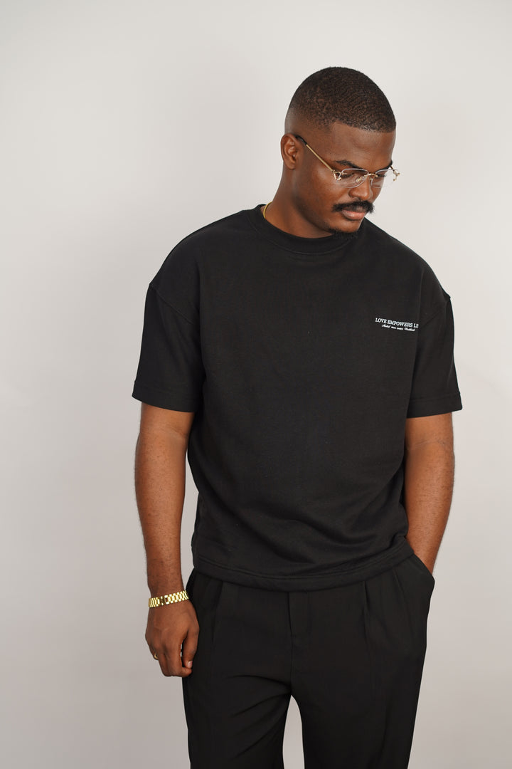 Mechanic Love Empowers Life T-shirt in Black
