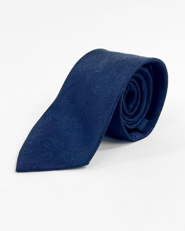 Paisley Premium Tie in Navy