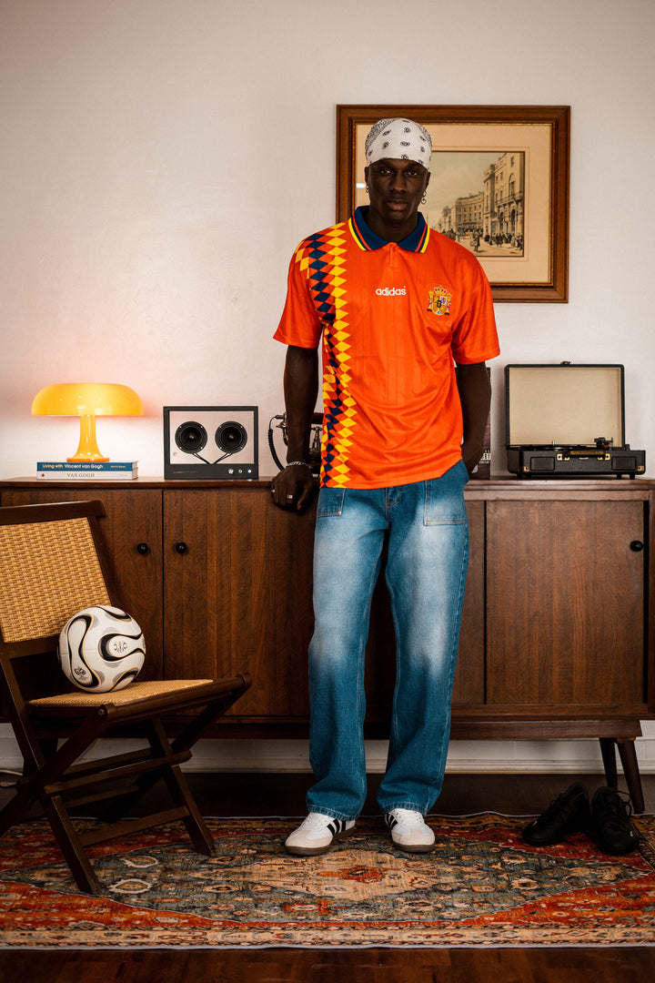 Spain 1994 retro jersey in red