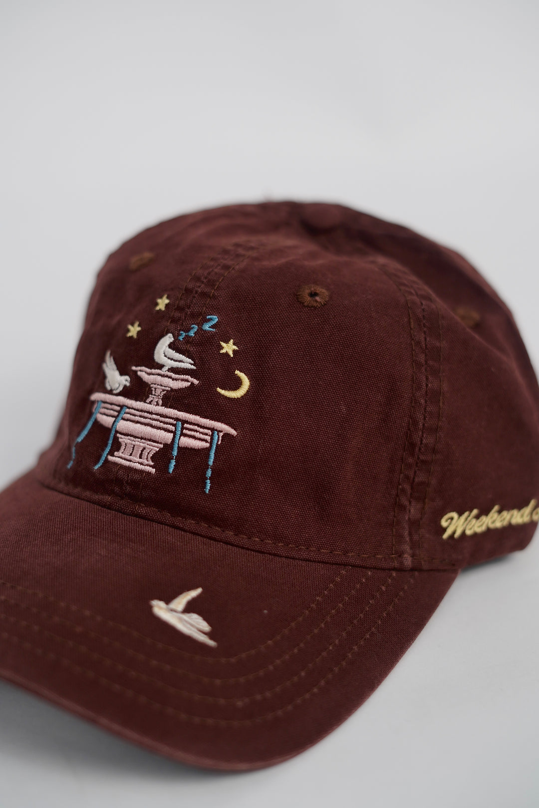 Goodbai Vintage Adjustable Cap in Brown
