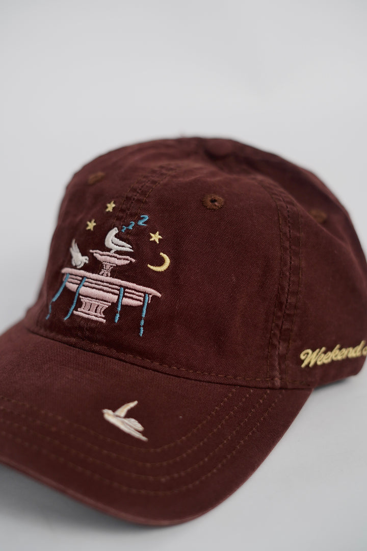 Goodbai Vintage Adjustable Cap in Brown