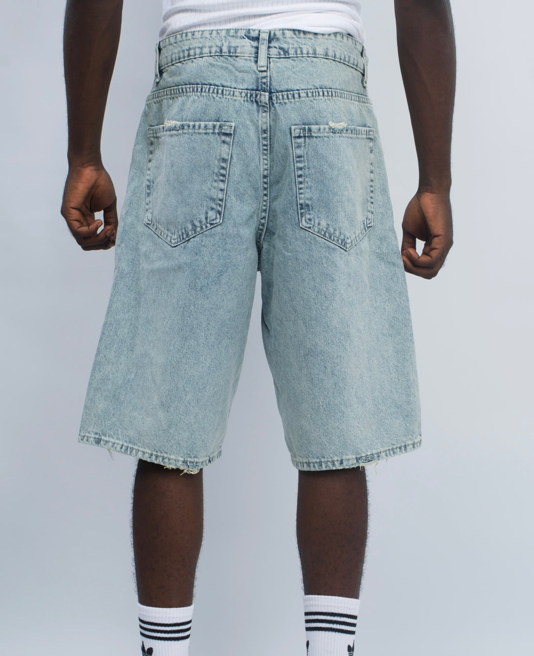 GIESTO denim shorts in blue