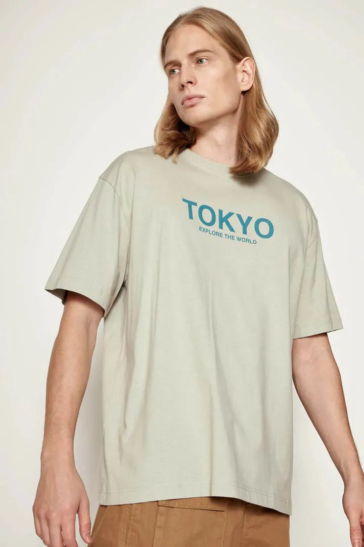 Garage Tokyo T-shirt in khaki