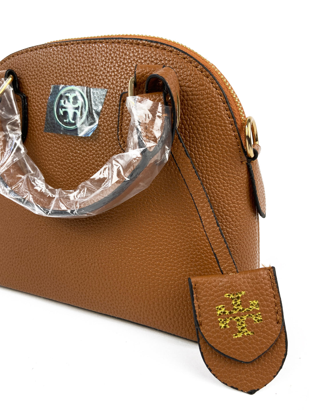Tory Burch mini satchel bag in brown