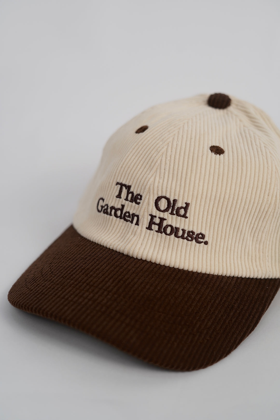 Garden House Corduroy Adjustable Cap in Brown