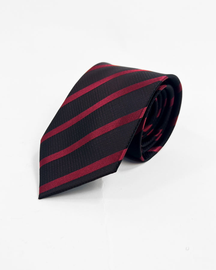 Black & Red Premium Tie