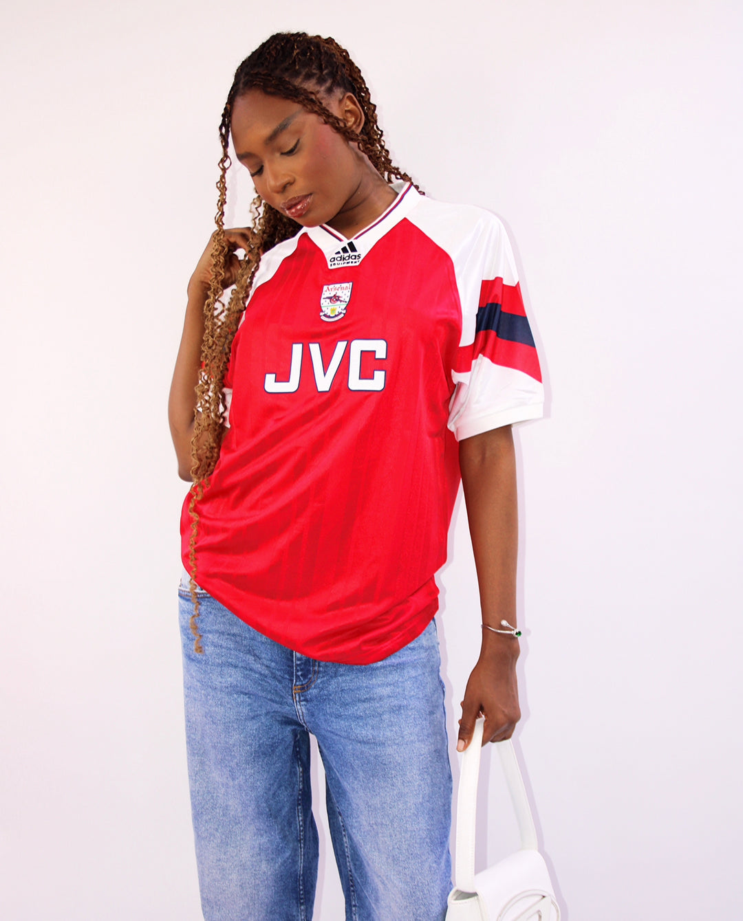 Arsenal Retro 1992-1994 Retro Home Jersey T-shirt in Red