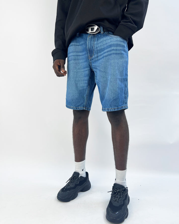 Tom Tailor Denim Shorts in Mid stone blue