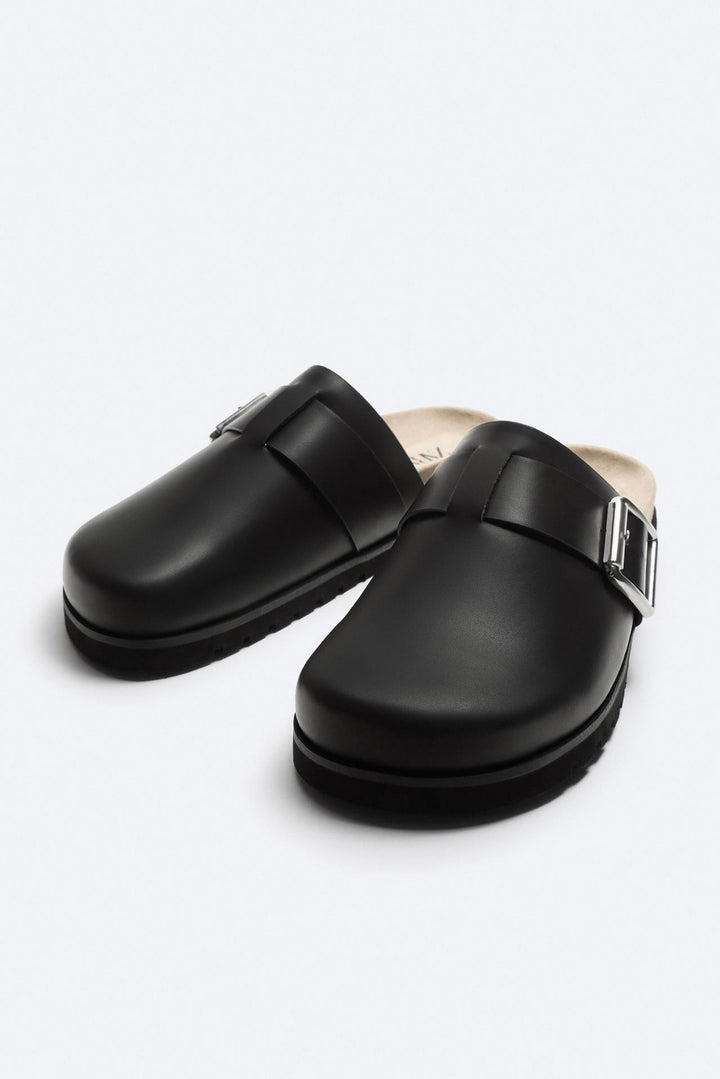 ZARA BUCKLE CLOGS