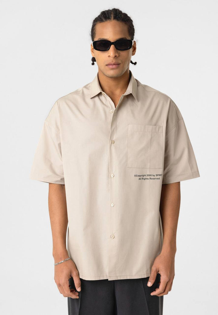 Essence of Life Defiant Shirt in stone