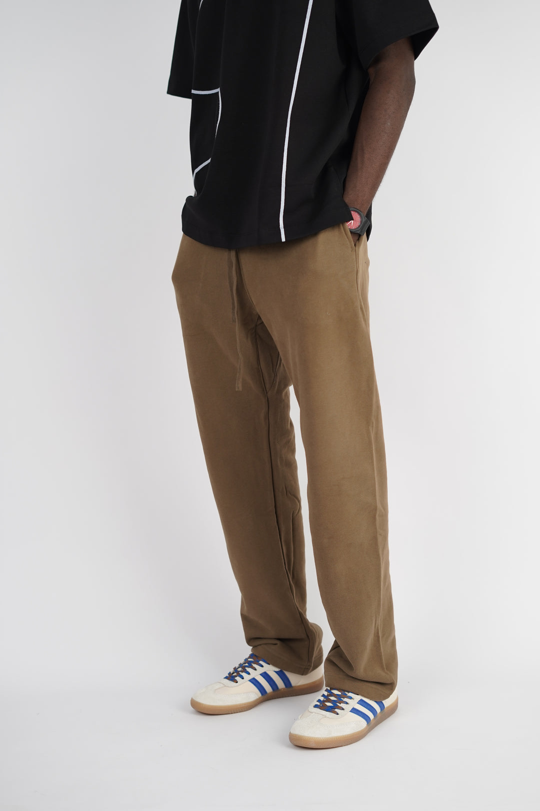 Artiemaster Cotton Sweatpants in Brown
