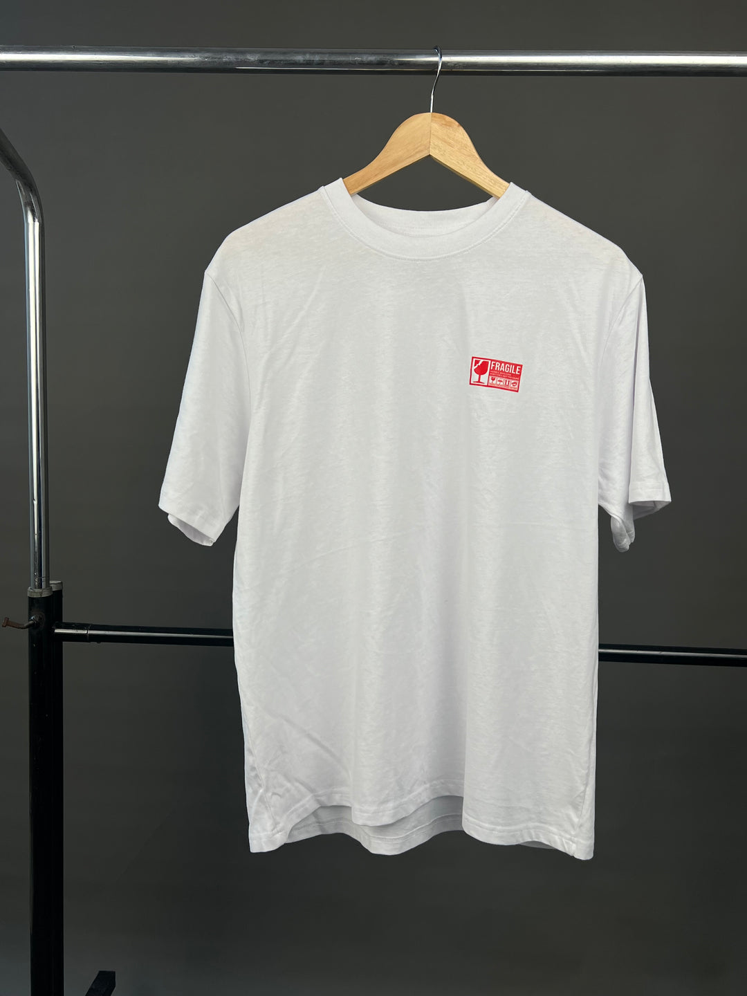 Garage Fragile T-shirt in white