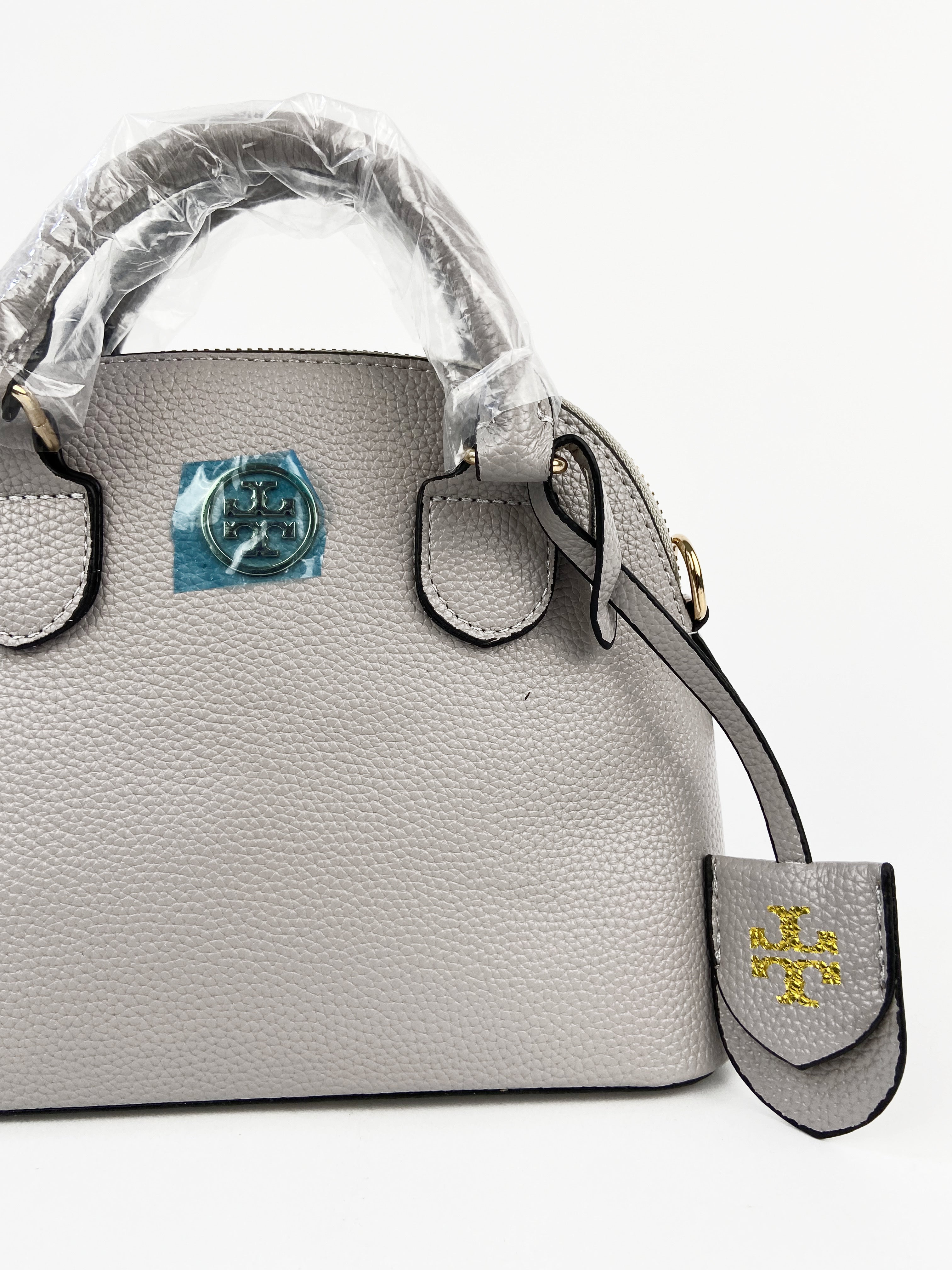 Tory Burch mini satchel bag in grey – Garmisland Tory Burch mini satchel bag in grey – Garmisland