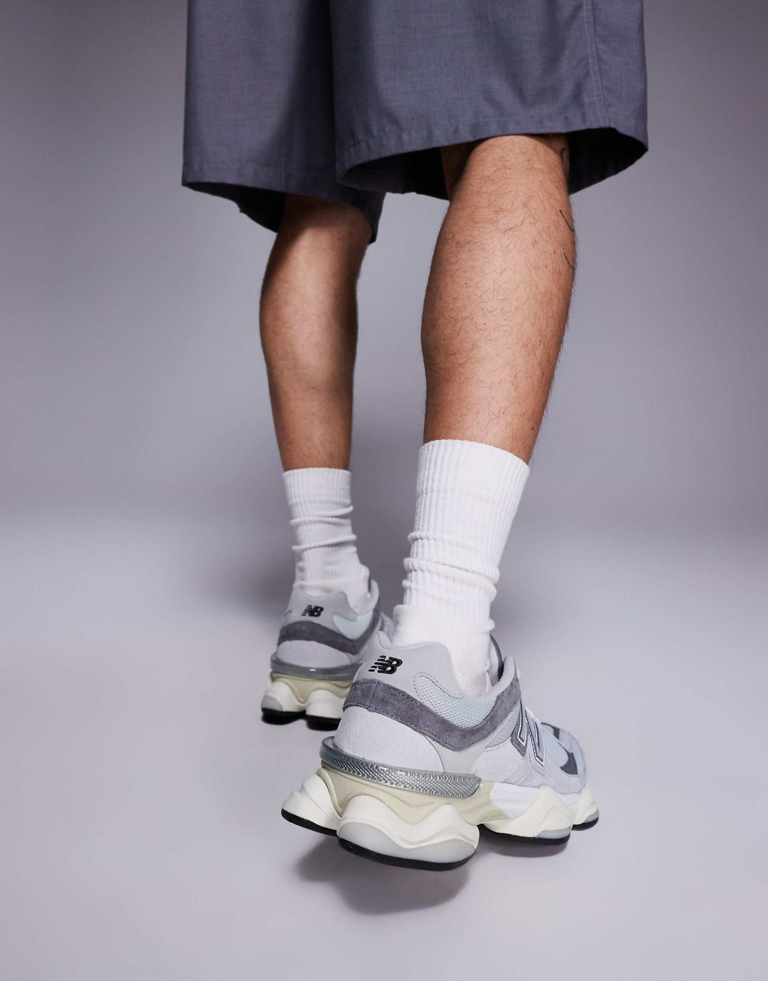 New Balance 9060 Trainers in sea salt/white