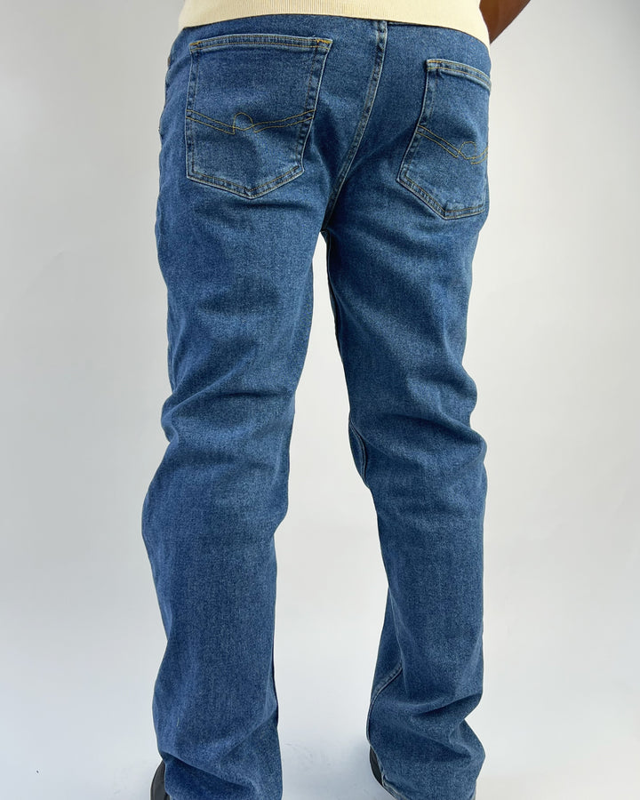 N Man Regular Fit Denim Jeans in blue