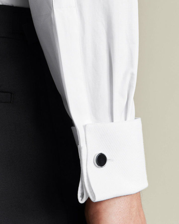 Charles Tywhitt Bib Front Evening Shirt in White