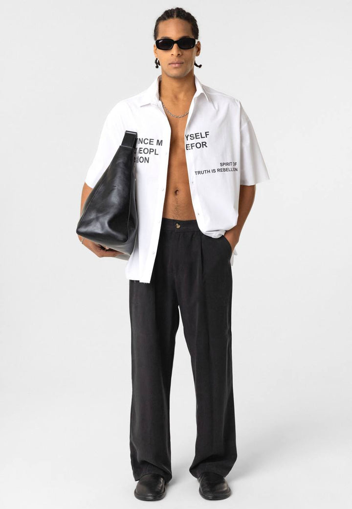 Essence of Life Oversized Shirt in White