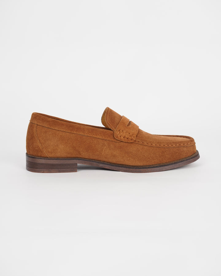 Garm Island Suede Loafers in Brown