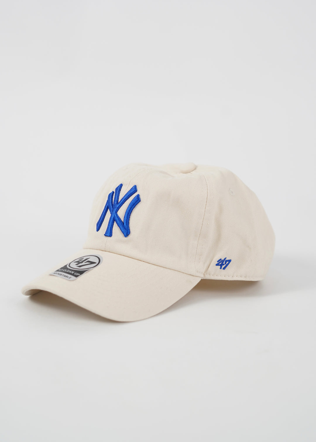 NY Baseball Adjustable Cap in Cream