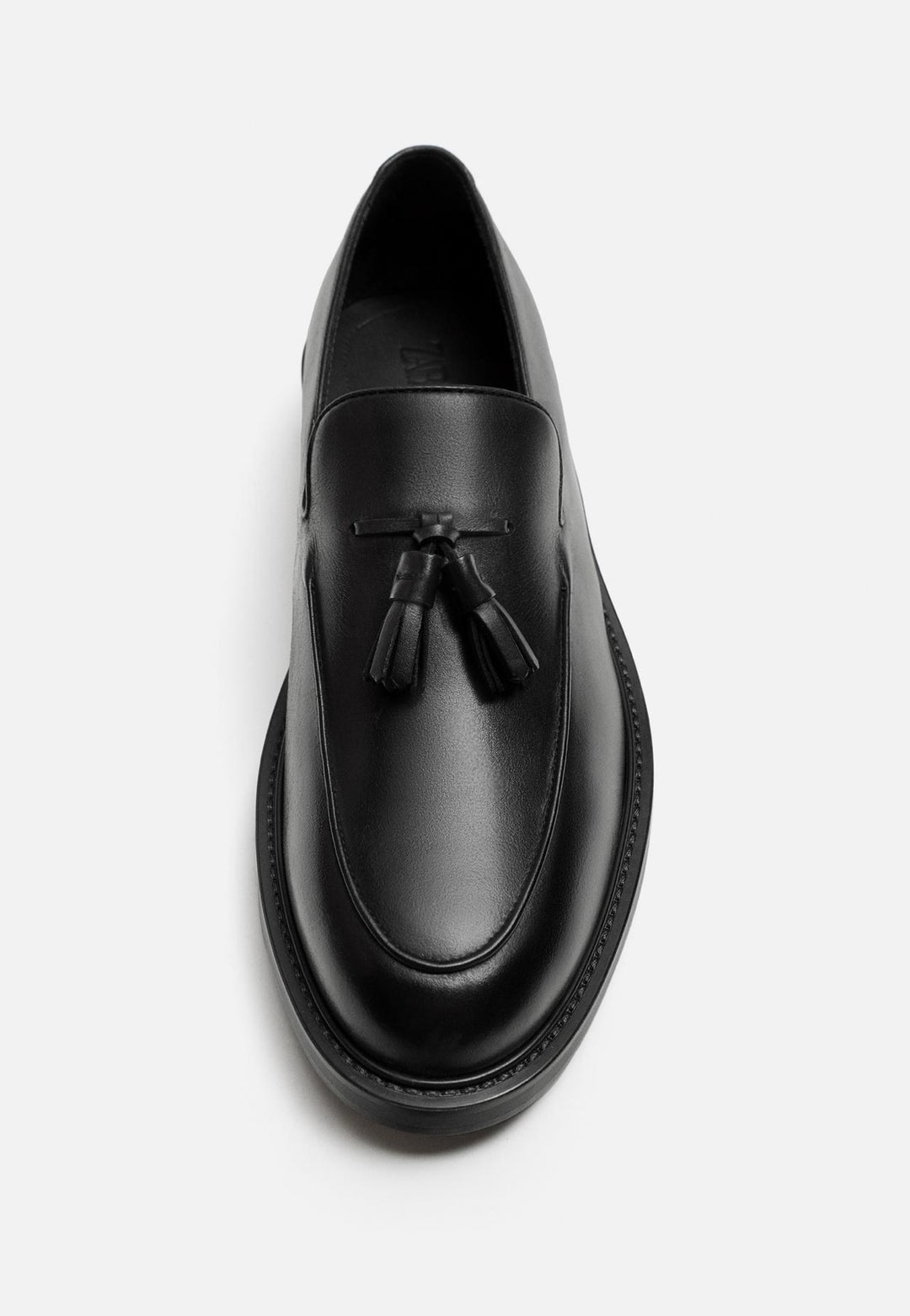 ZARA TRIM RIMMINGS TASSEL LOAFERS