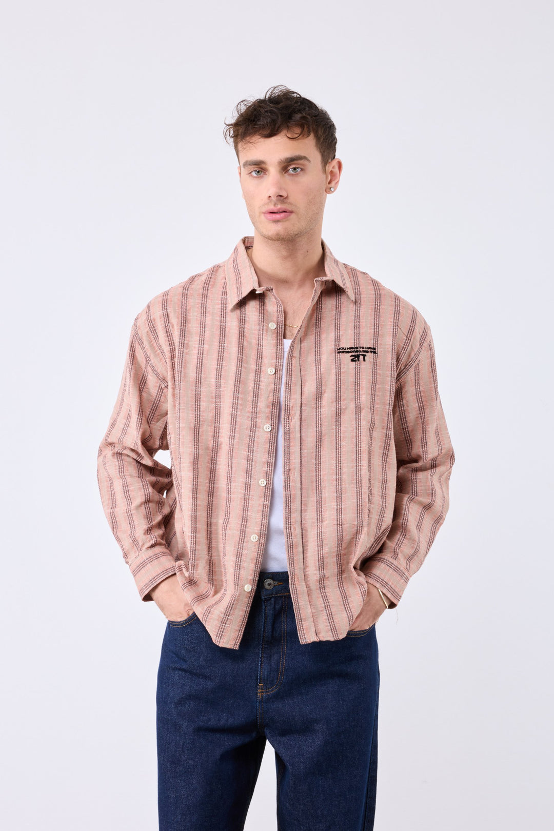 2512 Have Me Backprint Longsleeve Shirt in Orange
