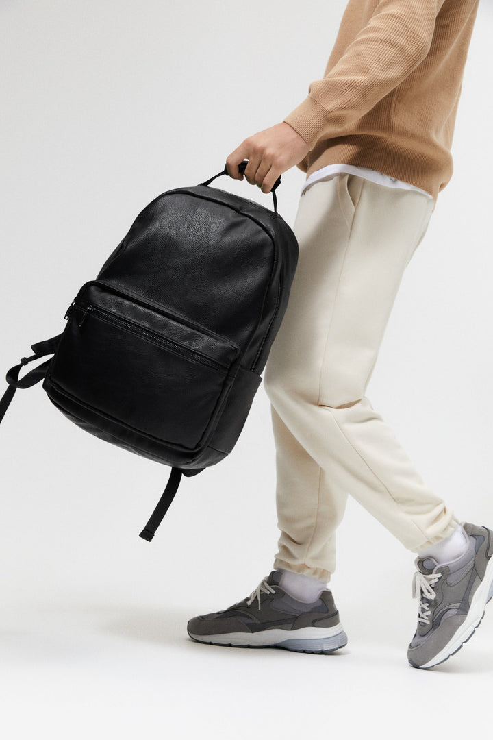 Zara Multi Pocket Backpack bag in black