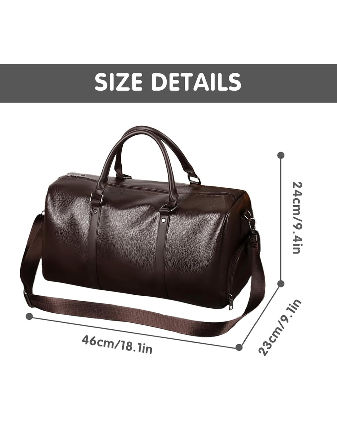 Garm Island Gentleman Duffel Bag in brown