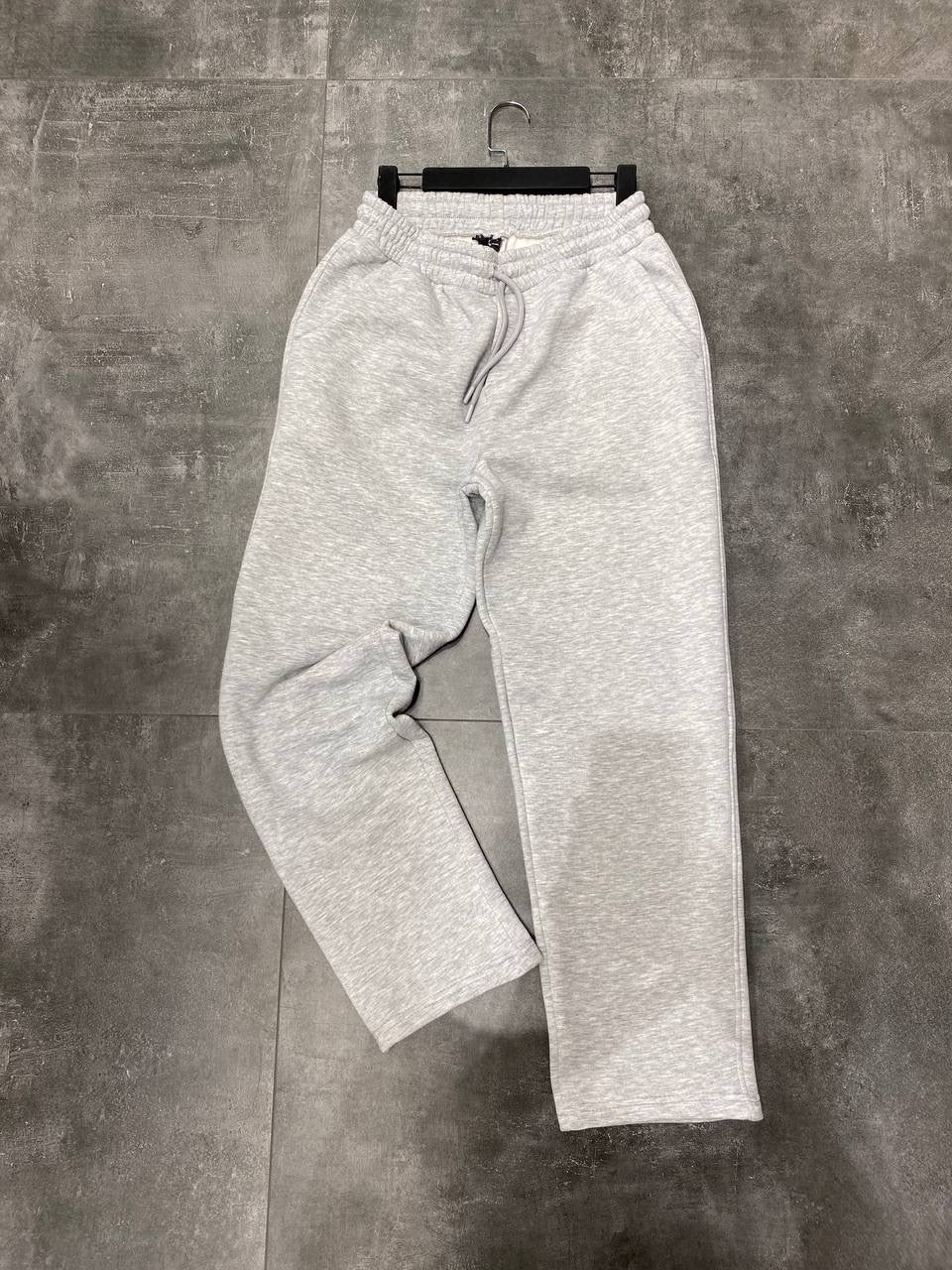 SPRUCE COTTON JOGGERS IN MARL GREY